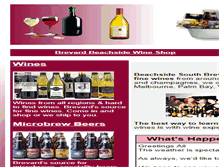 Tablet Screenshot of brevardwines.com